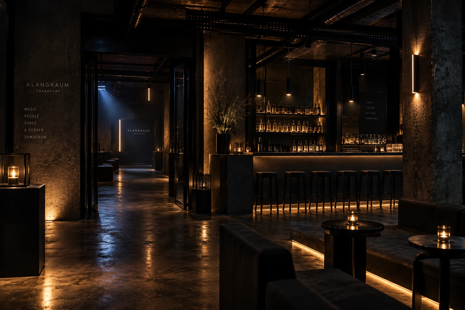 Klangraum, Frankfurt — Innenraum